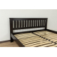 Двухспальная деревянная кровать с низким изножьем 160*190 'Жасмин' от Дримка (разные размеры, цвета)