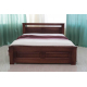 Двоспальне дерев'яне ліжко 160 'Клеопатра' від Дрімка (різні розміри, кольори)