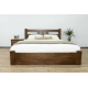 Двоспальне дерев'яне ліжко з підьмним механізмом 'Геракл' від Дремка (різні розміри і кольори)