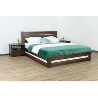 Двухспальная деревянная кровать 160 с подьемным механизмом 'Лотос' от Дримка (разные размеры, цвета)