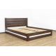 Двоспальне дерев'яне ліжко 160 з підіймальним механізмом 'Лотос' від Дрімка (різні розміри, кольори)