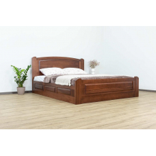 Двоспальне дерев'яне ліжко з підіймальним механізмом 160 'Едель' від Дрімка (різні розміри, кольори)