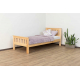 Односпальне дерев'яне ліжко 'Жасмін' від Дрімка (різні розміри та кольори)