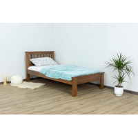Односпальная деревянная кровать с низким изножьем 80*190 'Жасмин' от Дримка (разные размеры и цвета)