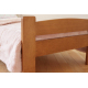 Односпальне дерев'яне ліжко 80*190 'Каспер' від Дремка (різні розміри та кольори)