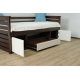 Односпальне дерев'яне ліжко 80*190 'Телесик MAXI' від Дремка (різні розміри, кольори)