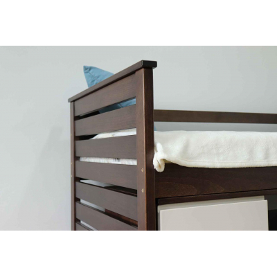 Односпальне дерев'яне ліжко 80*190 'Телесик MAXI' від Дремка (різні розміри, кольори)