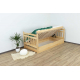 Односпальне дерев'яне ліжко з підйомним механізмом 'Моллі' від Дремка (різні розміри та кольори)