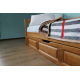 Односпальне дерев'яне ліжко з підйомним механізмом 'Немо' від Дремка (різні розміри та кольори)