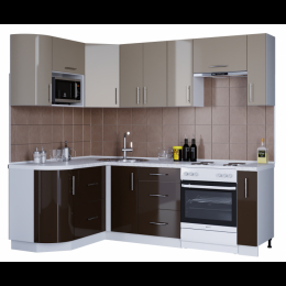 Кухонний кутовий набір Модерн 3.2 м від Еверест (14 колірних варіантів)