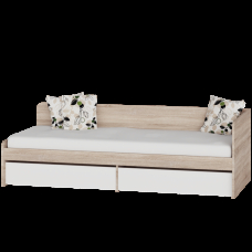 Кровать Соната 800 с ящиками 80х190 от Эверест (3 вариантах цветов)