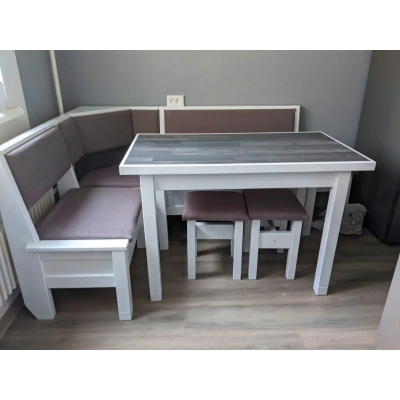 Кухонний розкладний стіл 102*60 см (розпродаж) 'Туніс' від Летро (слонова кість)