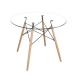 Круглый стол 'Этна' от Микс Мебель d=80 см (стекло)