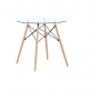 Круглый стол 'Этна' от Микс Мебель d=80 см (стекло)