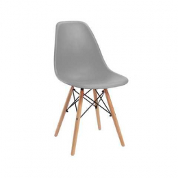Пластиковий стілець 'Смайл'  (білий \ сірий \ чорний) від Мікс Меблі