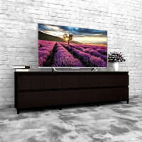 Современный низкий длинный комод под телевизор в гостиной Лофт FLASHNIKA КЛ105 (разные размеры и цвета)