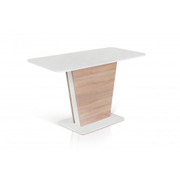 Кухонный раскладной маленький стол Спарк 110 см от Микс Мебель (белый, венге, дуб сонома, серый)