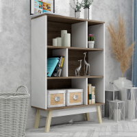 Современный книжный шкаф стеллаж FLASHNIKA W6 (735мм x 270мм x 1075мм)