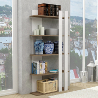 Сучасна книжкова стелаж FLASHNIKA D9 (700мм x 232мм x 1380мм)