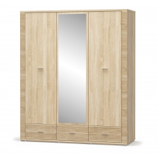Шкаф 3Д3Ш с зеркалом Гресс Мебель Сервис