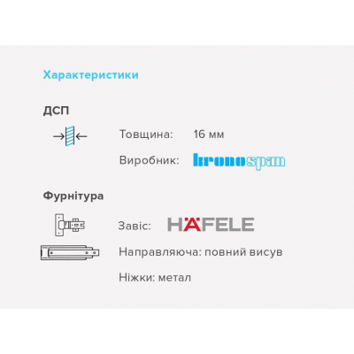 Модульна стінка №1 Сантес ВМВ Холдинг